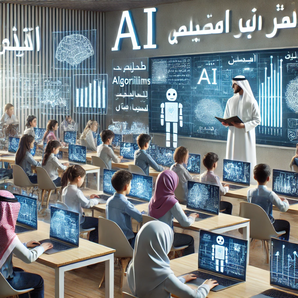 دمج الذكاء الاصطناعي في المناهج الدراسية في مدارس الشرق الأوسط